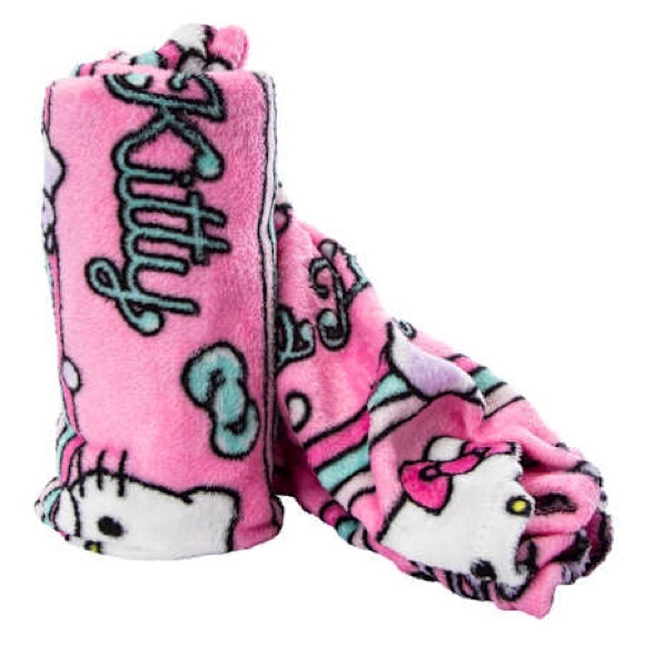 Sanrio® Silk Touch Hello Kitty Throw Blanket - New - Picture 1 of 4
